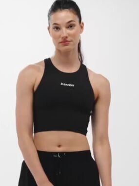 Bandit black Women’s Athletic Sports bra- Performance Swim/Run Style